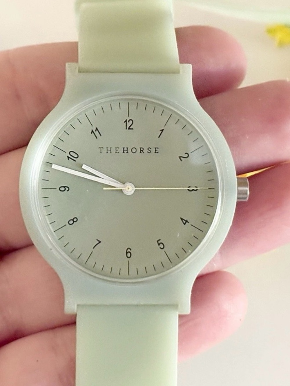 The Horse BLOCKOUT Sage Green Modern Sports Watch WORKS!! Trendy Women’s Fashion